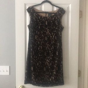Black lace cocktail dress!